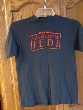Star Wars T-Shirt Revenge Of The Jedi, Vintage, Boy's Or Adult's Medium, EUC